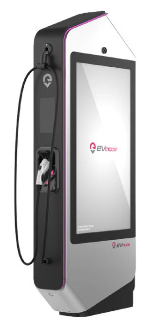 Dual 55" Display Charger EV Charging Station